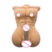 New Arrival 3D Solid TPE Dildo and Anal Sex Strong Half Body sex doll with pussy silicone pussy for women by Automatic Woman